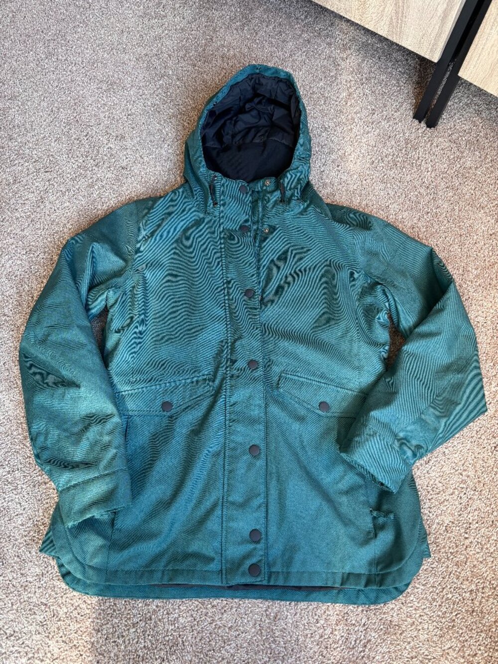 Ripzone Roller Insulated Ski Snowbaord Jacket Deep Teal Size Womens Large